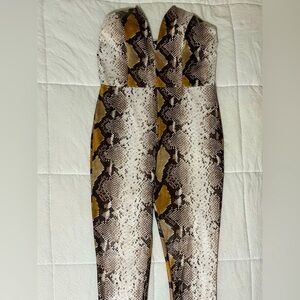 Fashion Nova Slither V Wire Jumpsuit